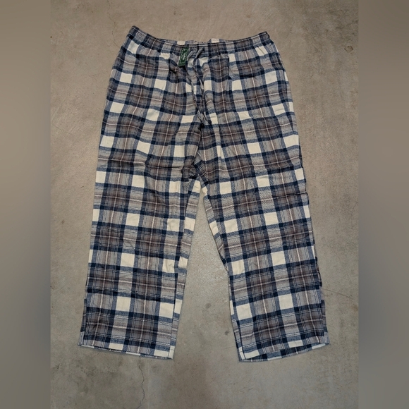 NWT LL Bean Men's 2XL Lounge Pants Plaid Pajama - Picture 1 of 5